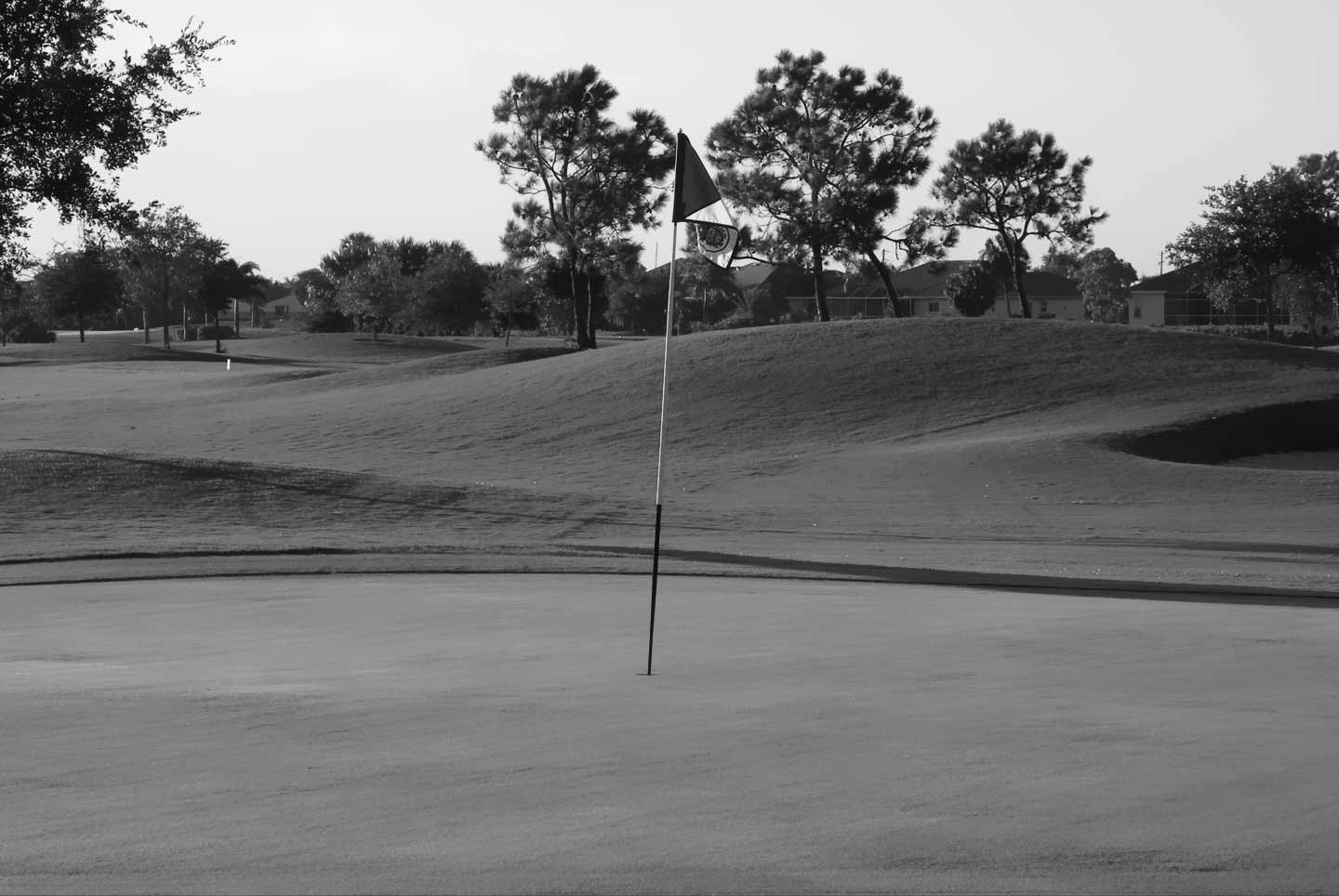 St. Andrews Golf Club House Black and White Photo 